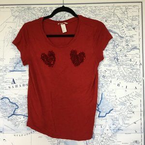 Heart H&M top